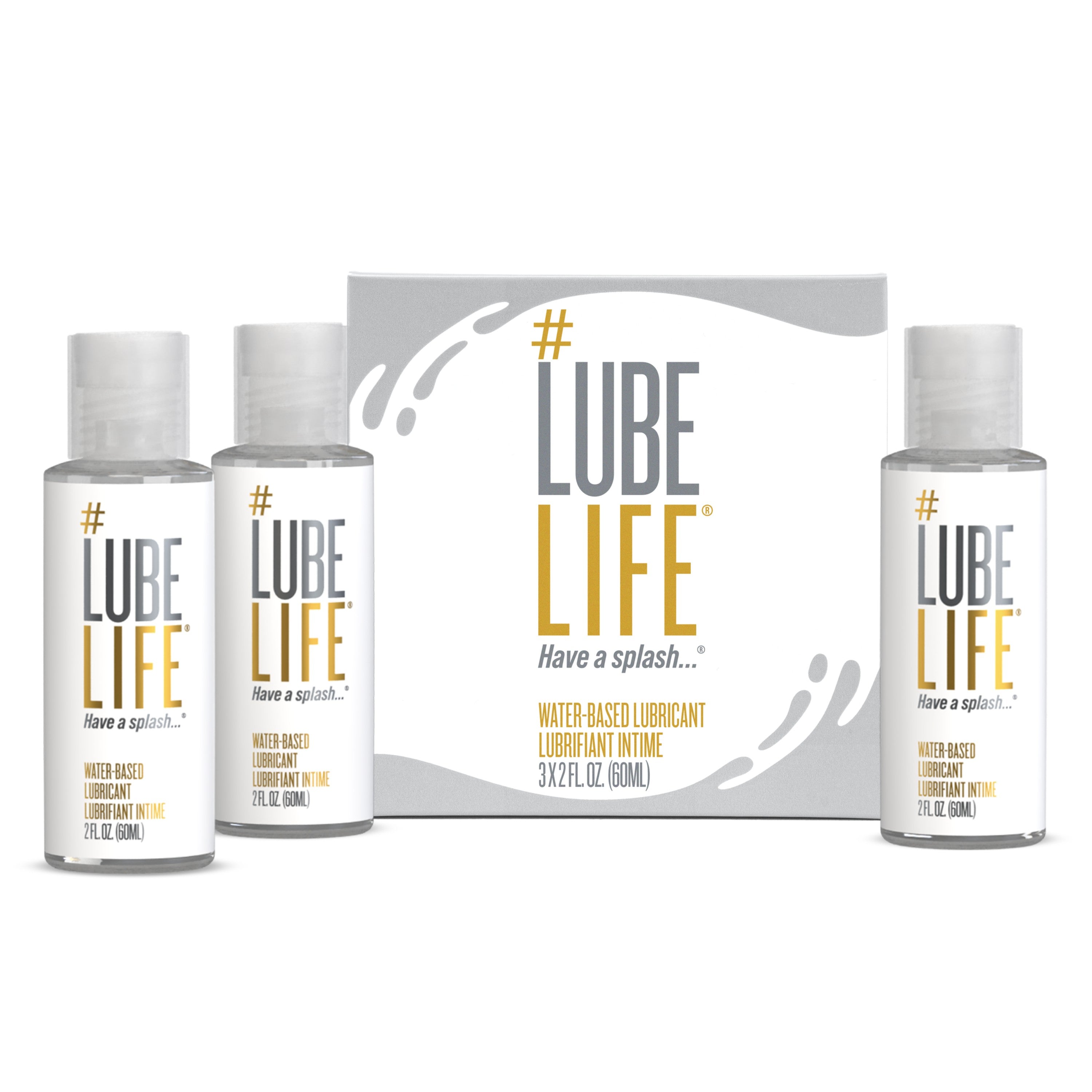  Lube Life Water-Based Personal Lubricant, Lube for Men, Women  and Couples, Non-Staining, 8 Fl Oz : Health & Household