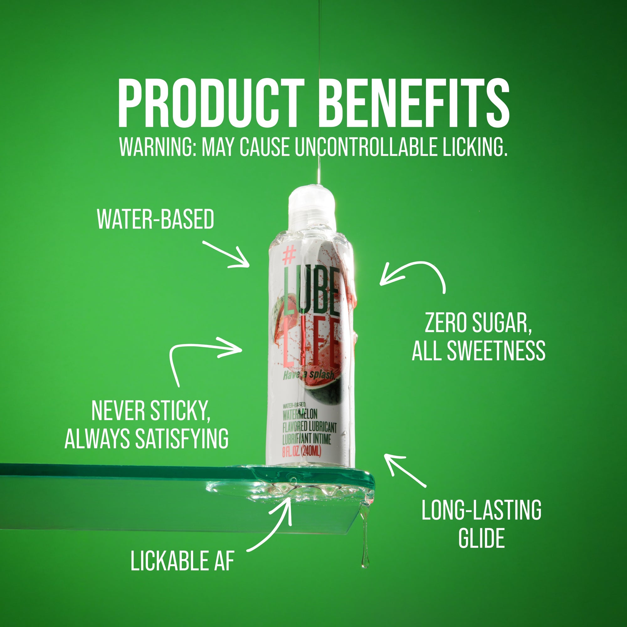 Water-Based Watermelon Flavored Lubricant