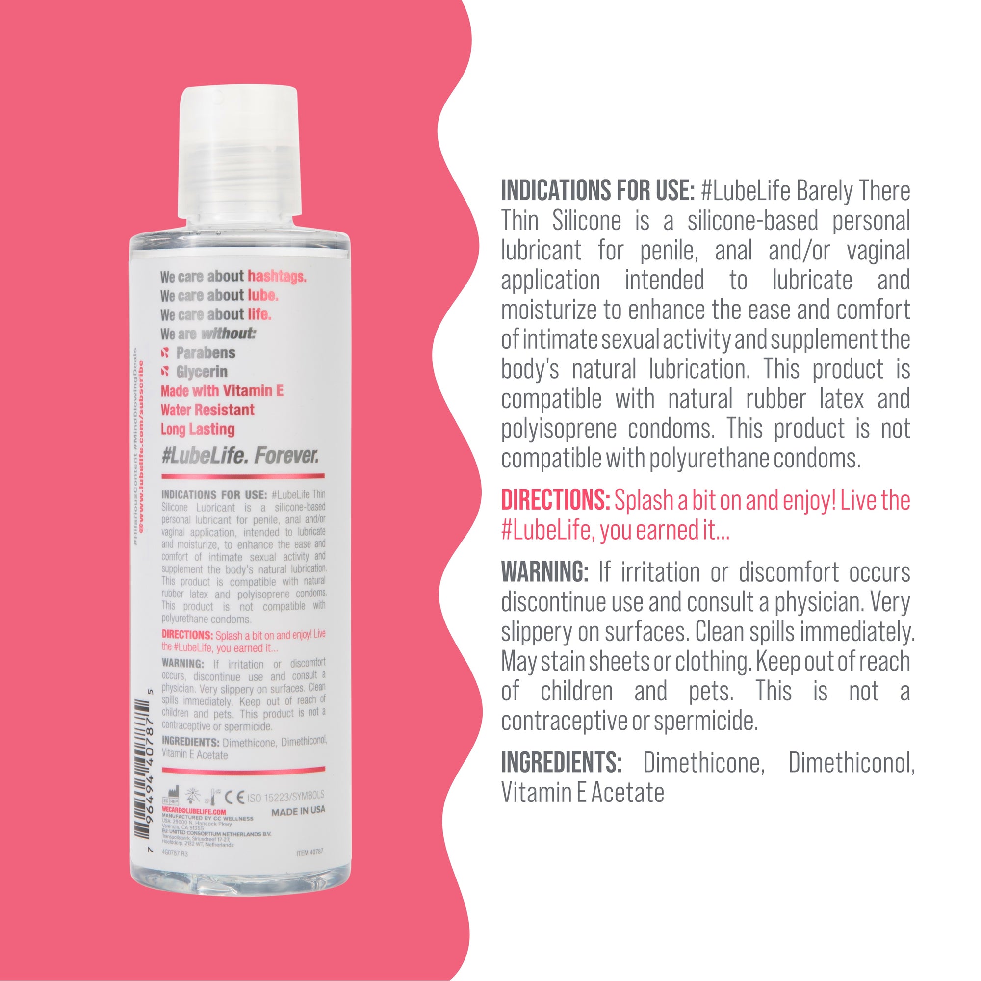 Barely There Thin Silicone Lubricant