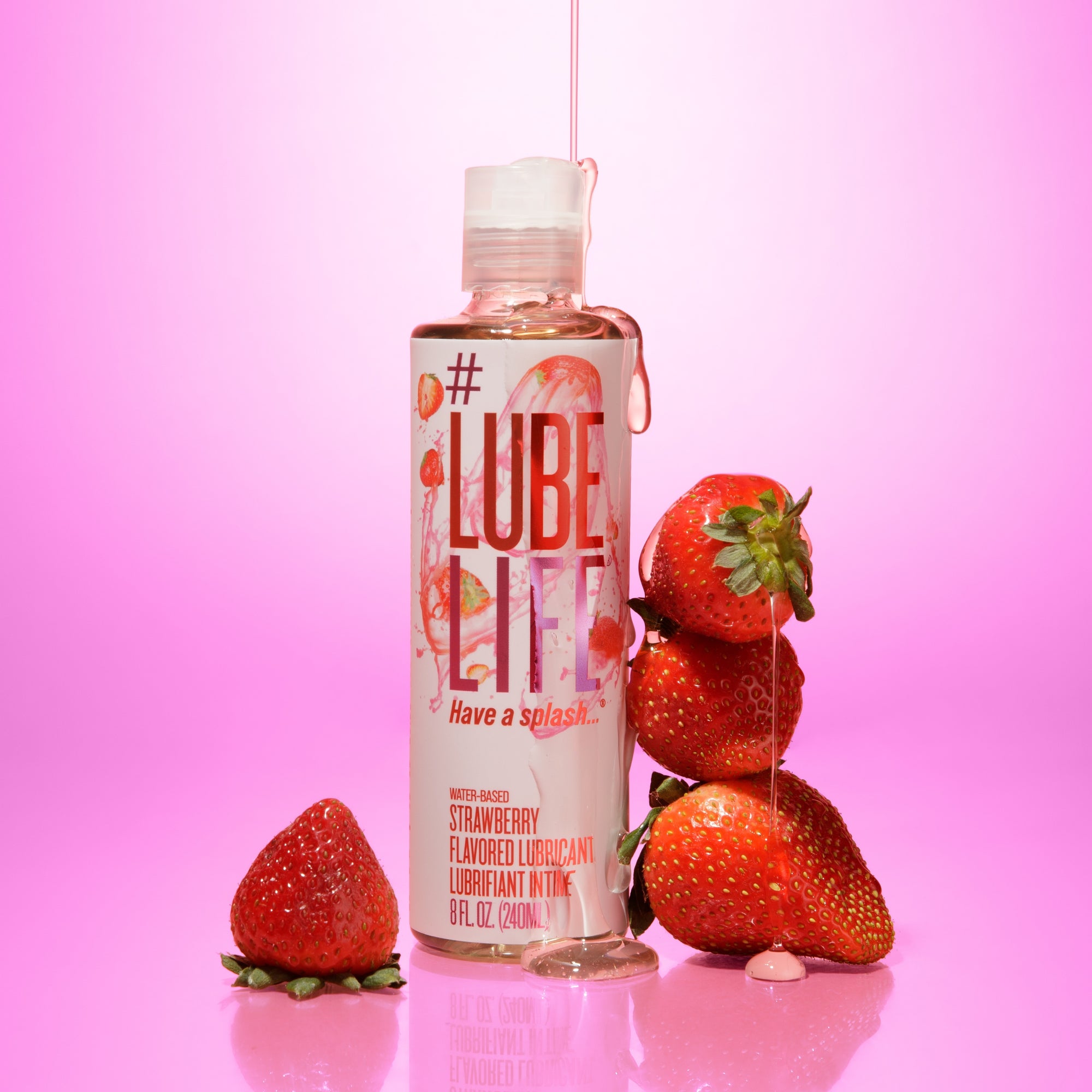 Water-Based Strawberry Flavored Lubricant