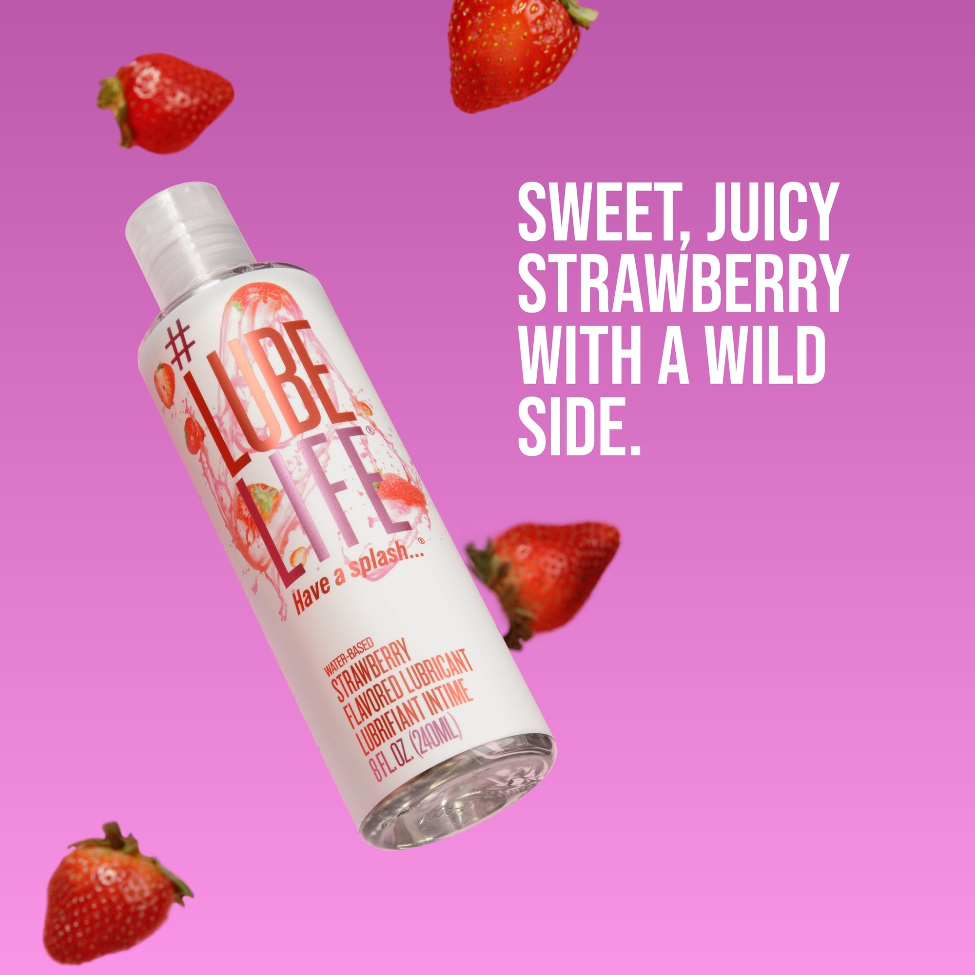 Water-Based Strawberry Flavored Lubricant