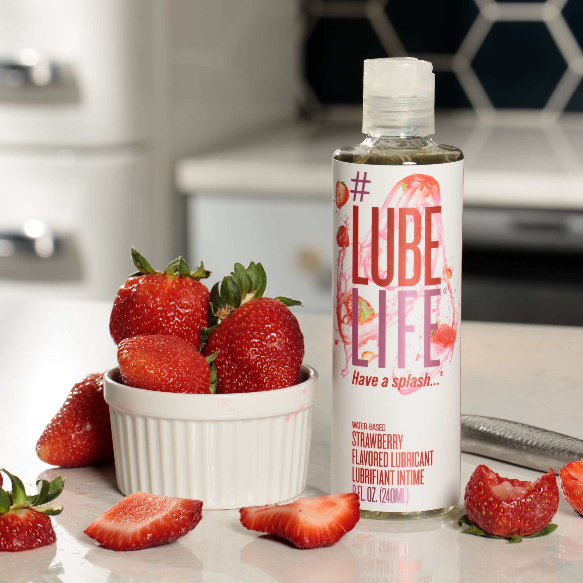 Water-Based Strawberry Flavored Lubricant