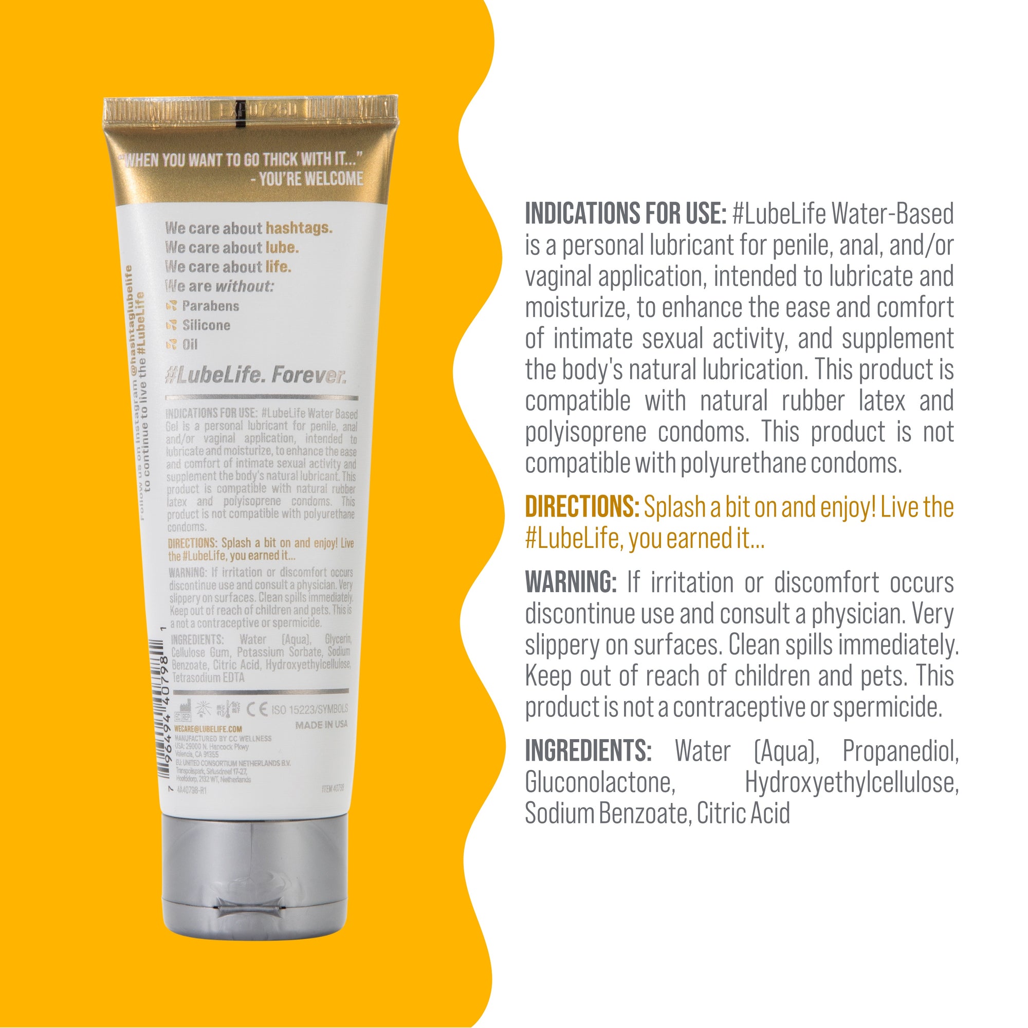 Water-Based Gel Lubricant