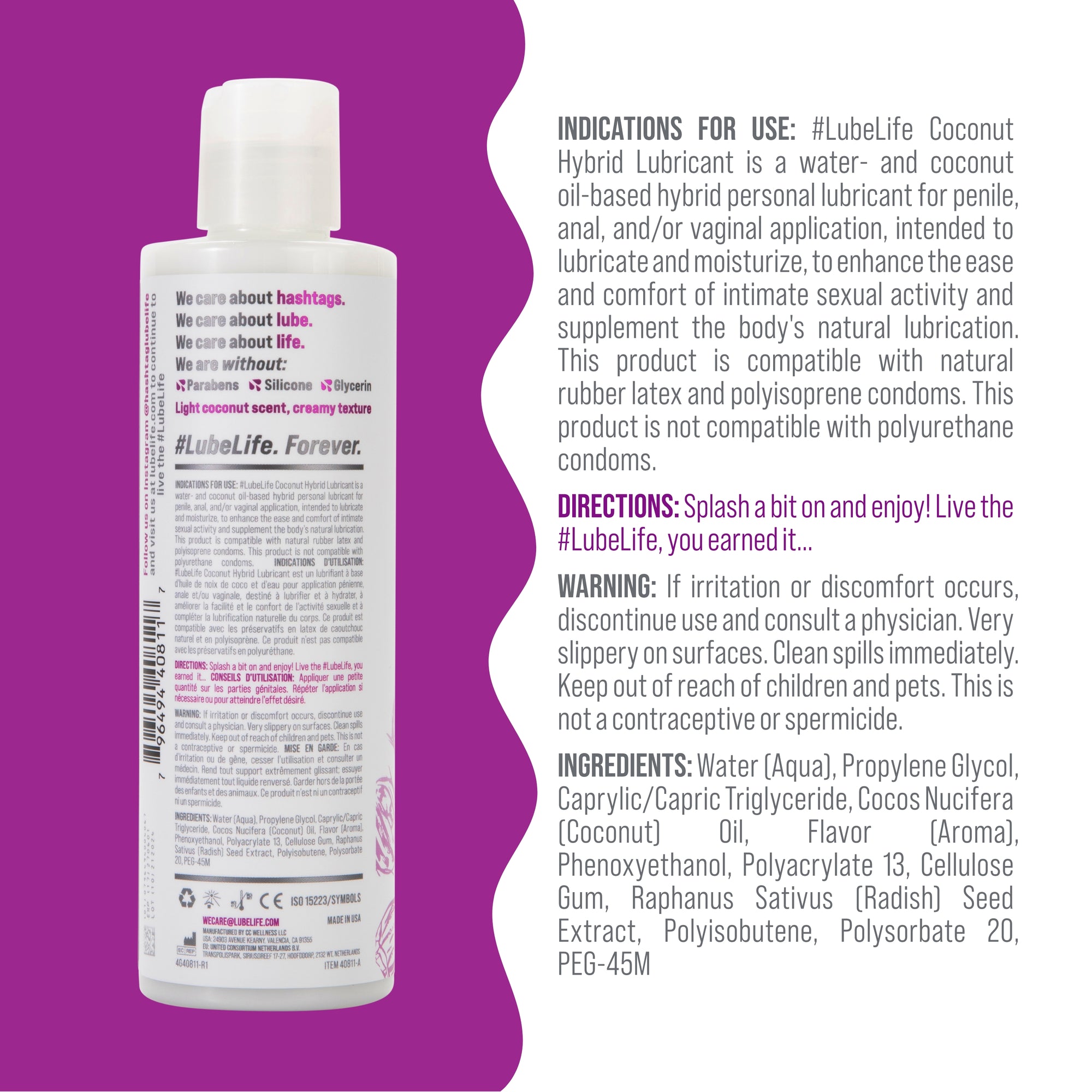 Coconut Hybrid Lubricant