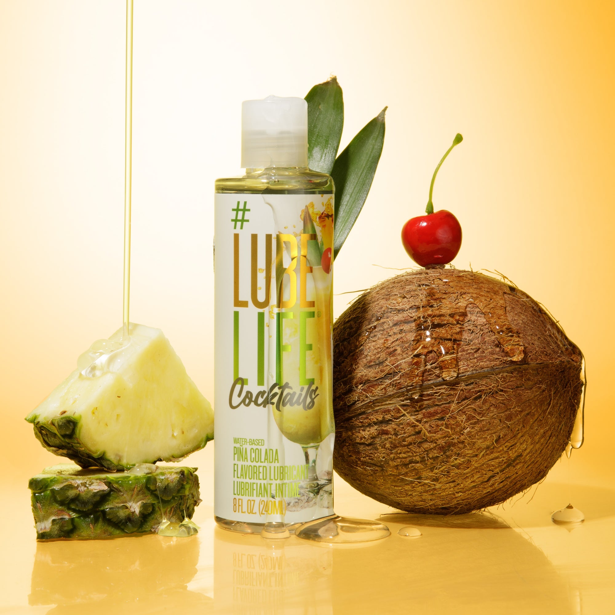 Water-Based Piña Colada Flavored Lubricant