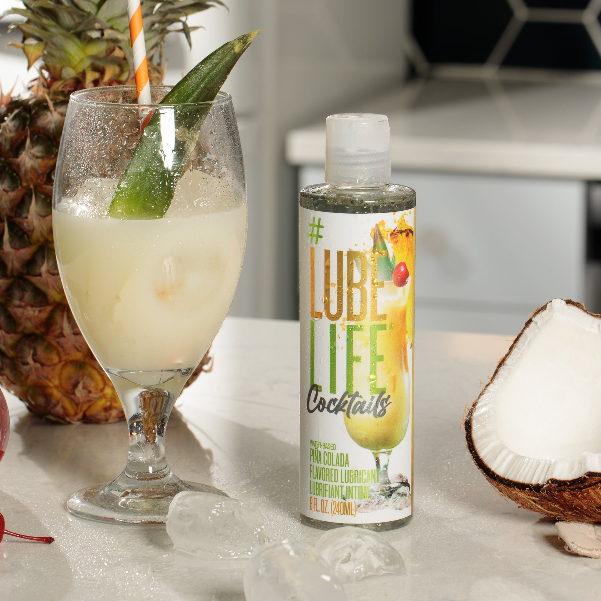 Water-Based Piña Colada Flavored Lubricant