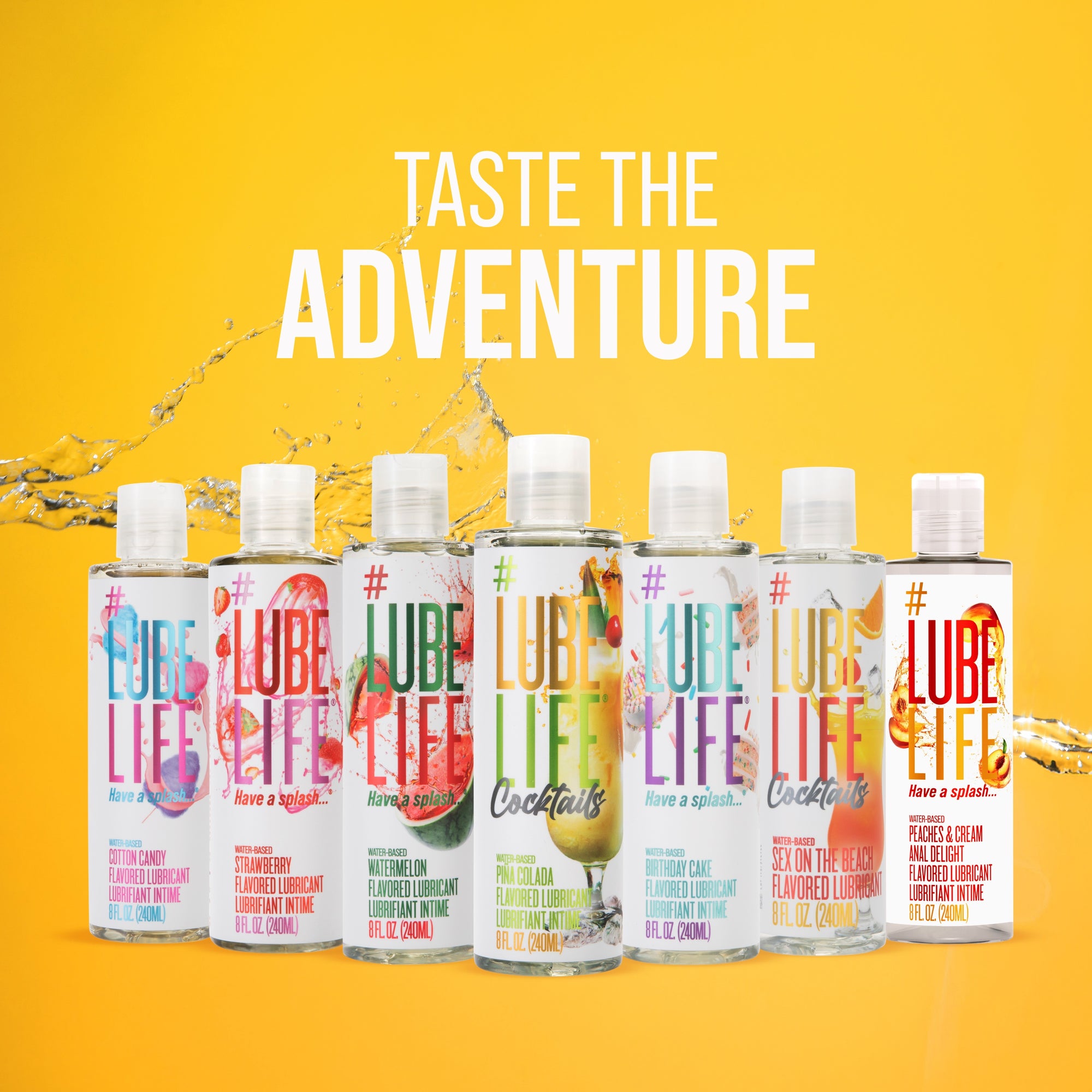 Water-Based Piña Colada Flavored Lubricant