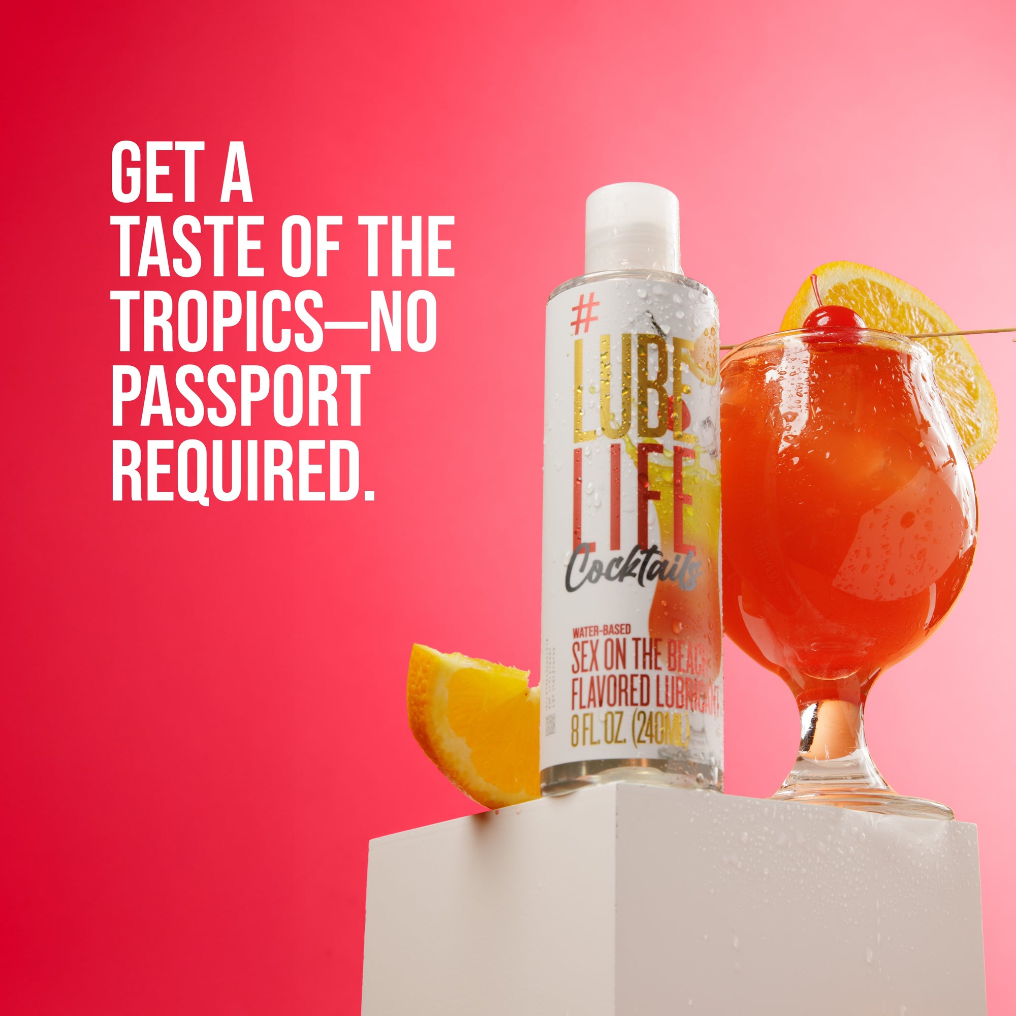 Water-Based Sex On The Beach Flavored Lubricant