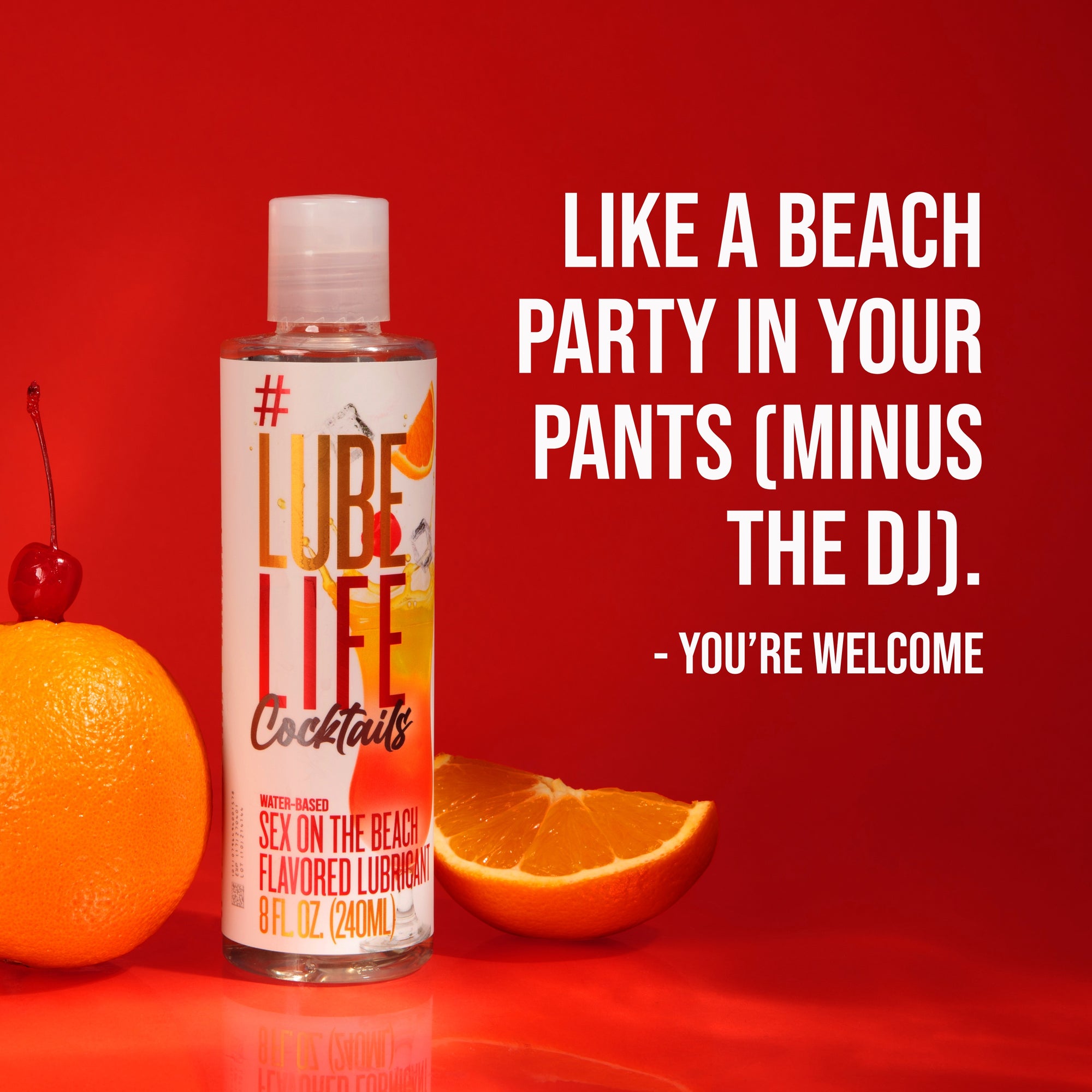 Water-Based Sex On The Beach Flavored Lubricant