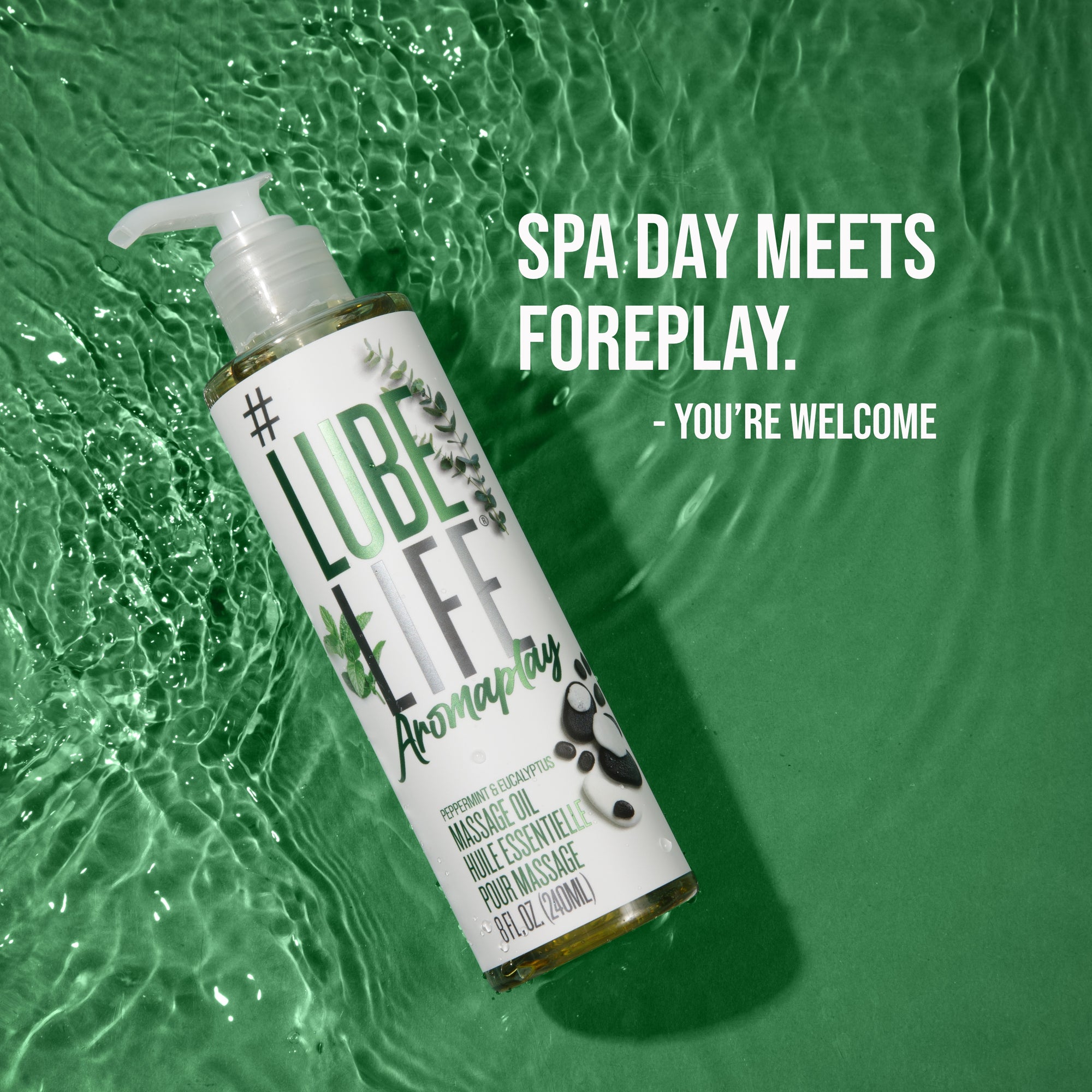Aromaplay Eucalyptus and Peppermint Massage Oil