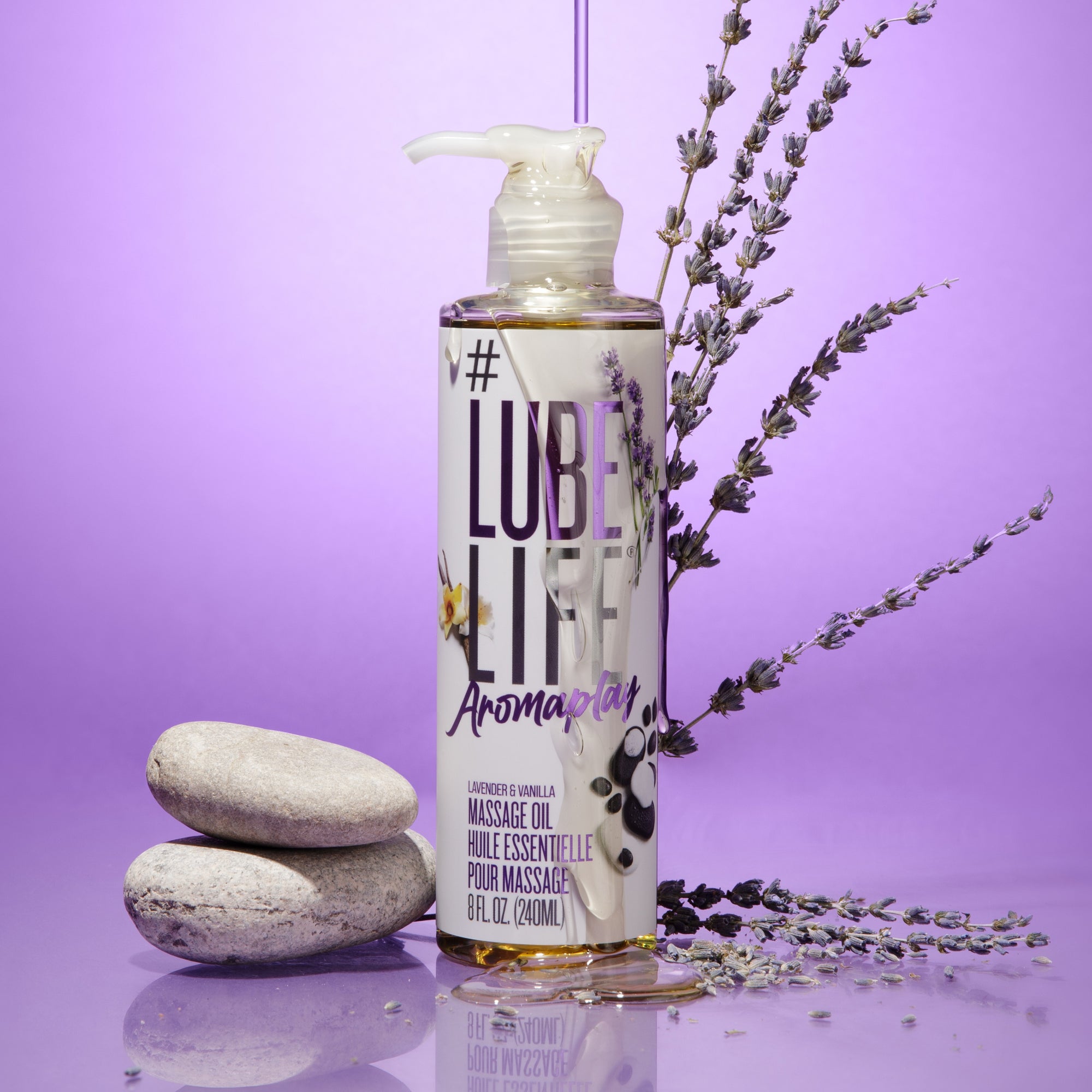 Aromaplay Lavender and Vanilla Massage Oil