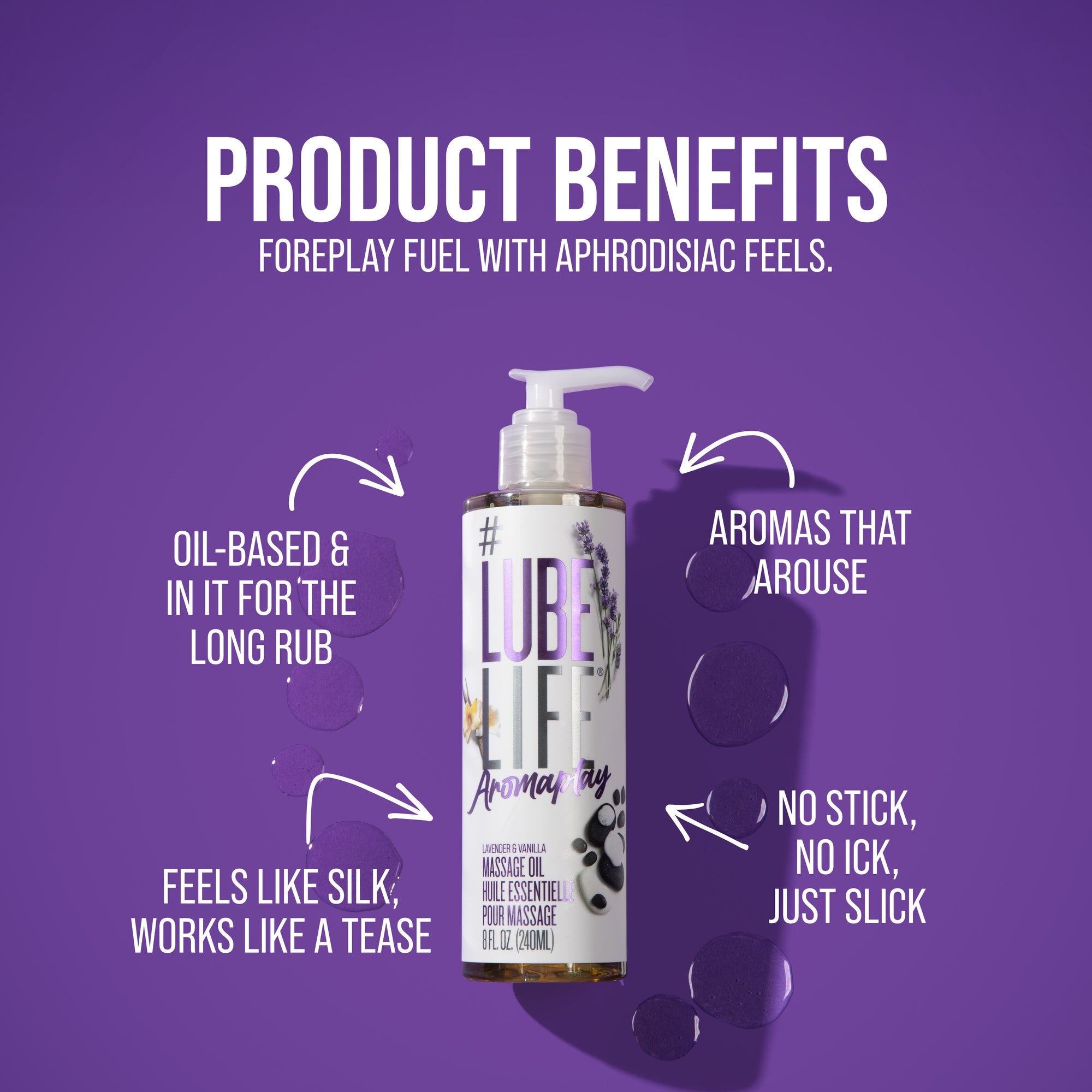 Aromaplay Lavender and Vanilla Massage Oil