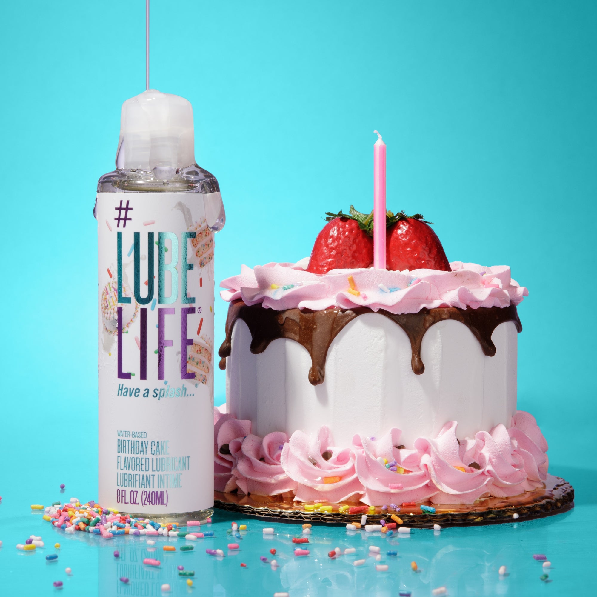 Water-Based Birthday Cake Flavored Lubricant