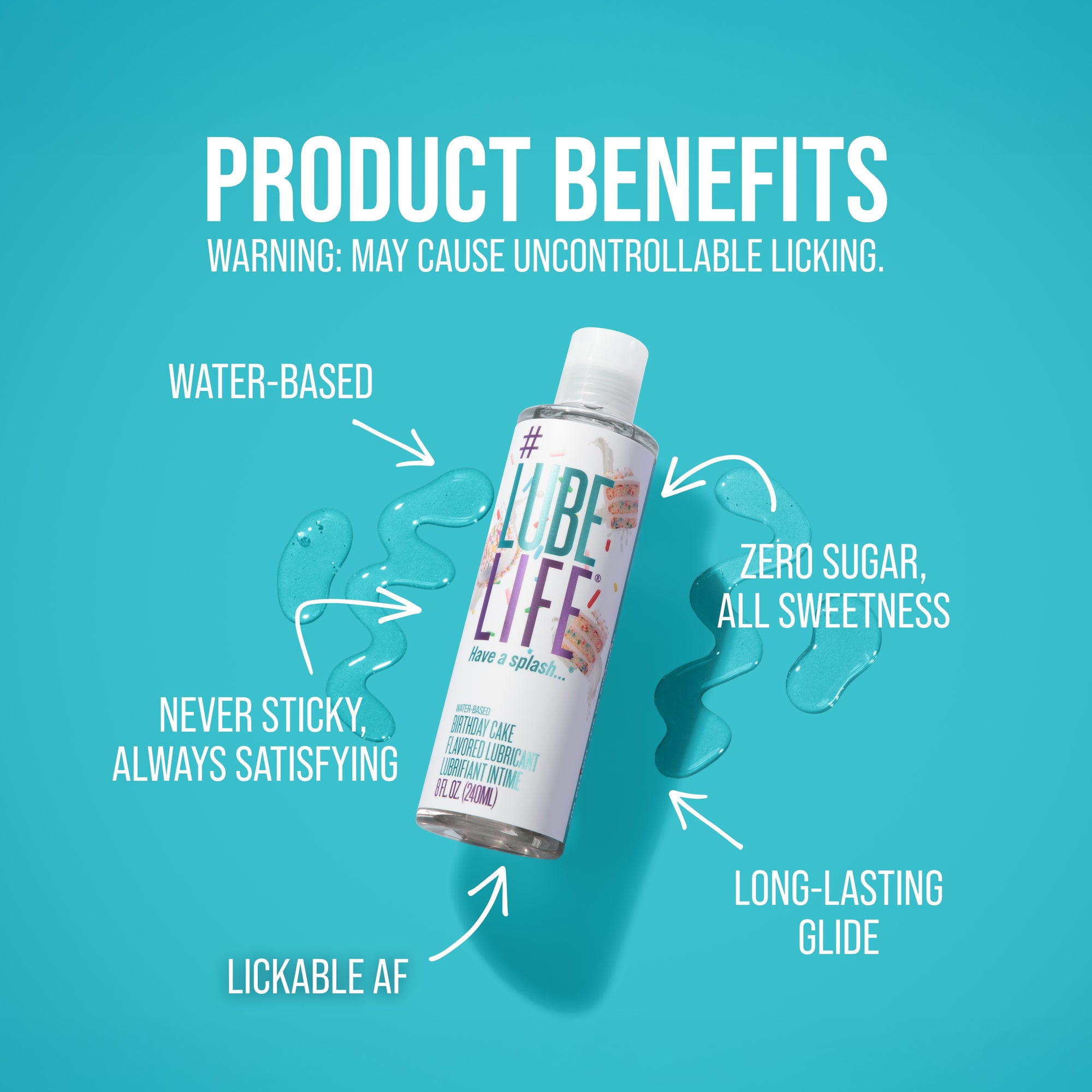 Water-Based Birthday Cake Flavored Lubricant