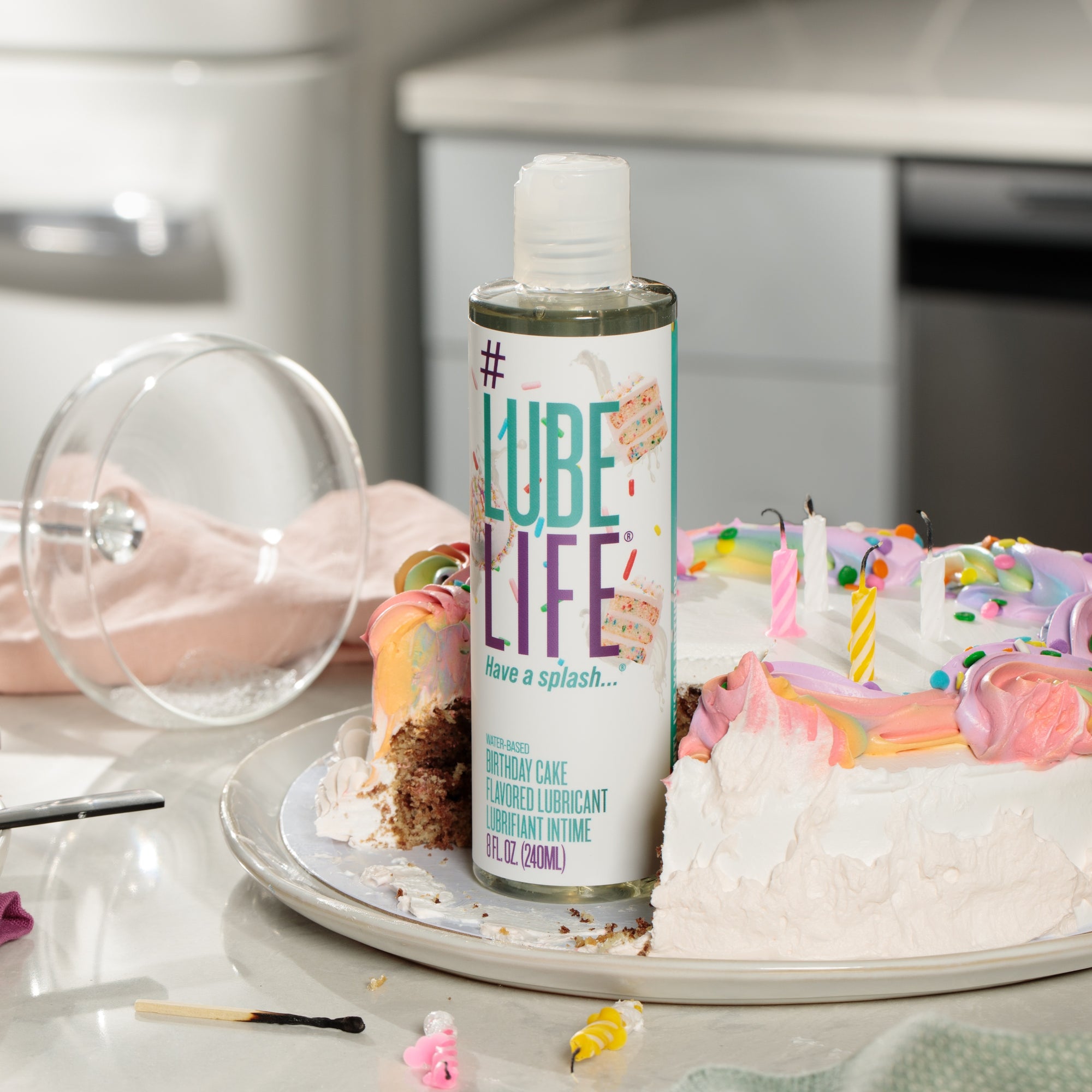 Water-Based Birthday Cake Flavored Lubricant