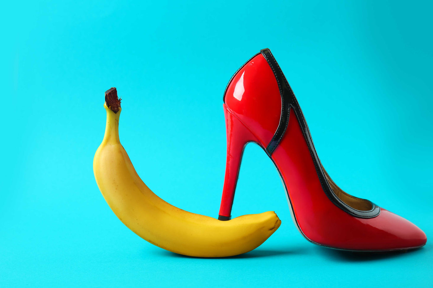 High heels and banana 