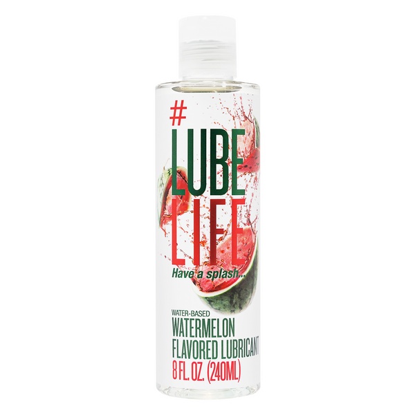 #LubeLife Four Course Dessert Force, Includes Water-Based Flavored  Lubricants, Strawberry, Watermelon, Mint Chocolate Chip, Cotton Candy, Made  Without