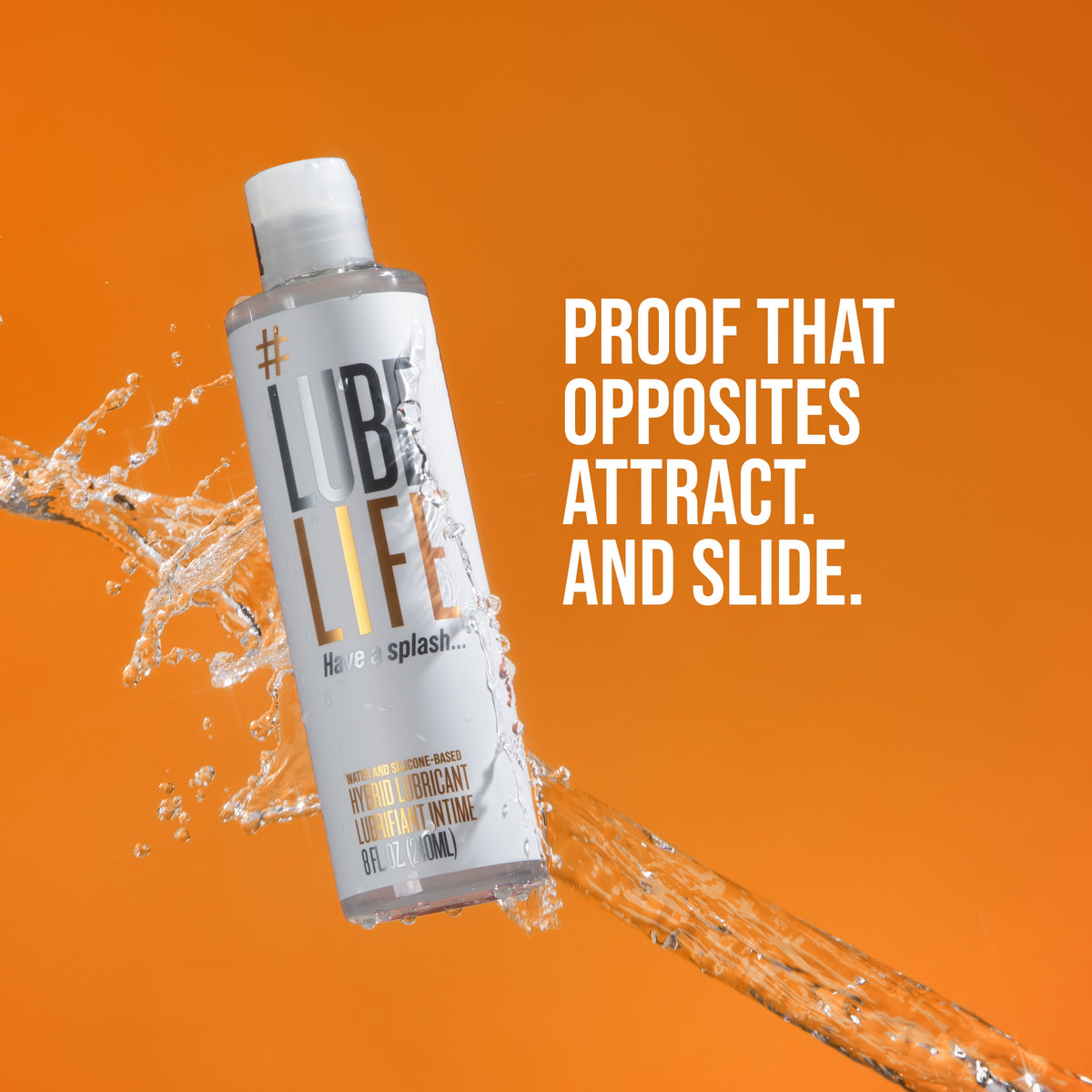 Water- and Silicone-Based Hybrid Lubricant