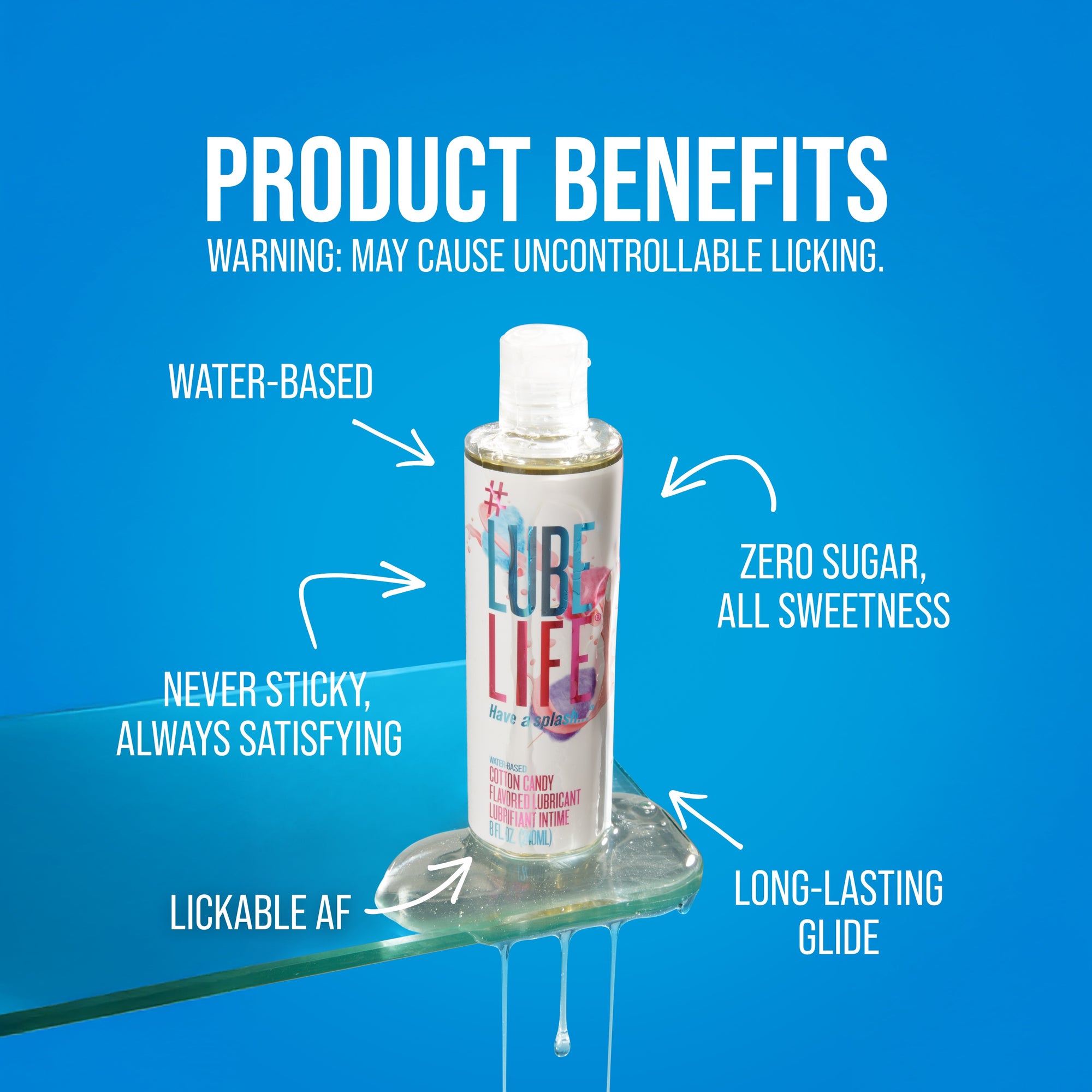Water-Based Cotton Candy Flavored Lubricant