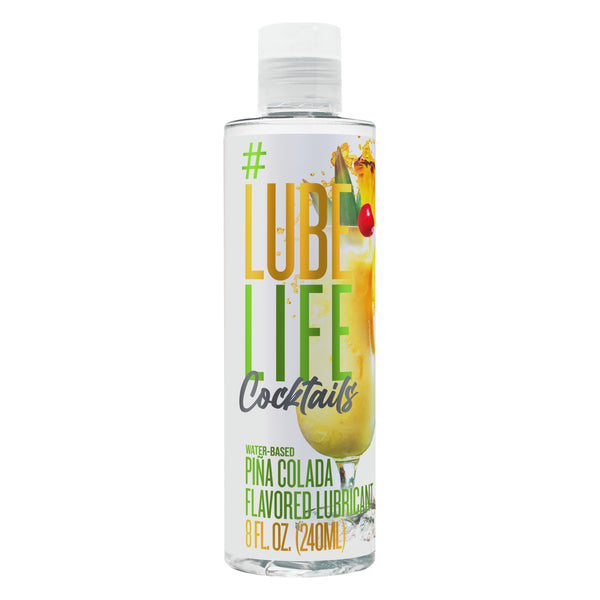 LubeLife Water-Based Lubricant, Strawberry Flavored, 8 fl oz/240