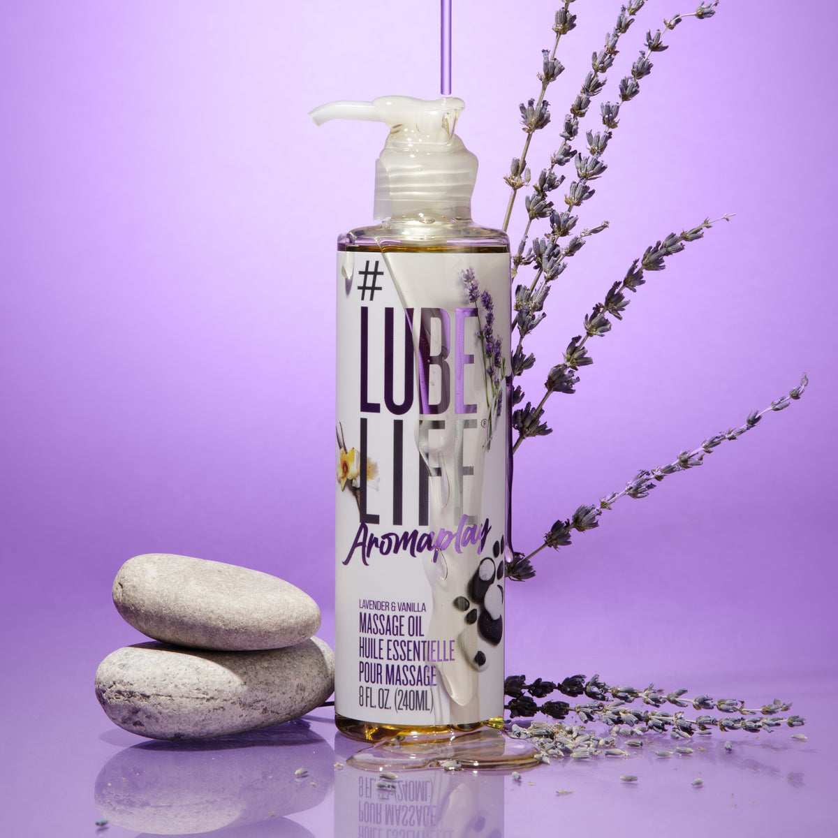 Aromaplay Lavender and Vanilla Massage Oil Aromaplay Lavender and Vanilla Massage Oil