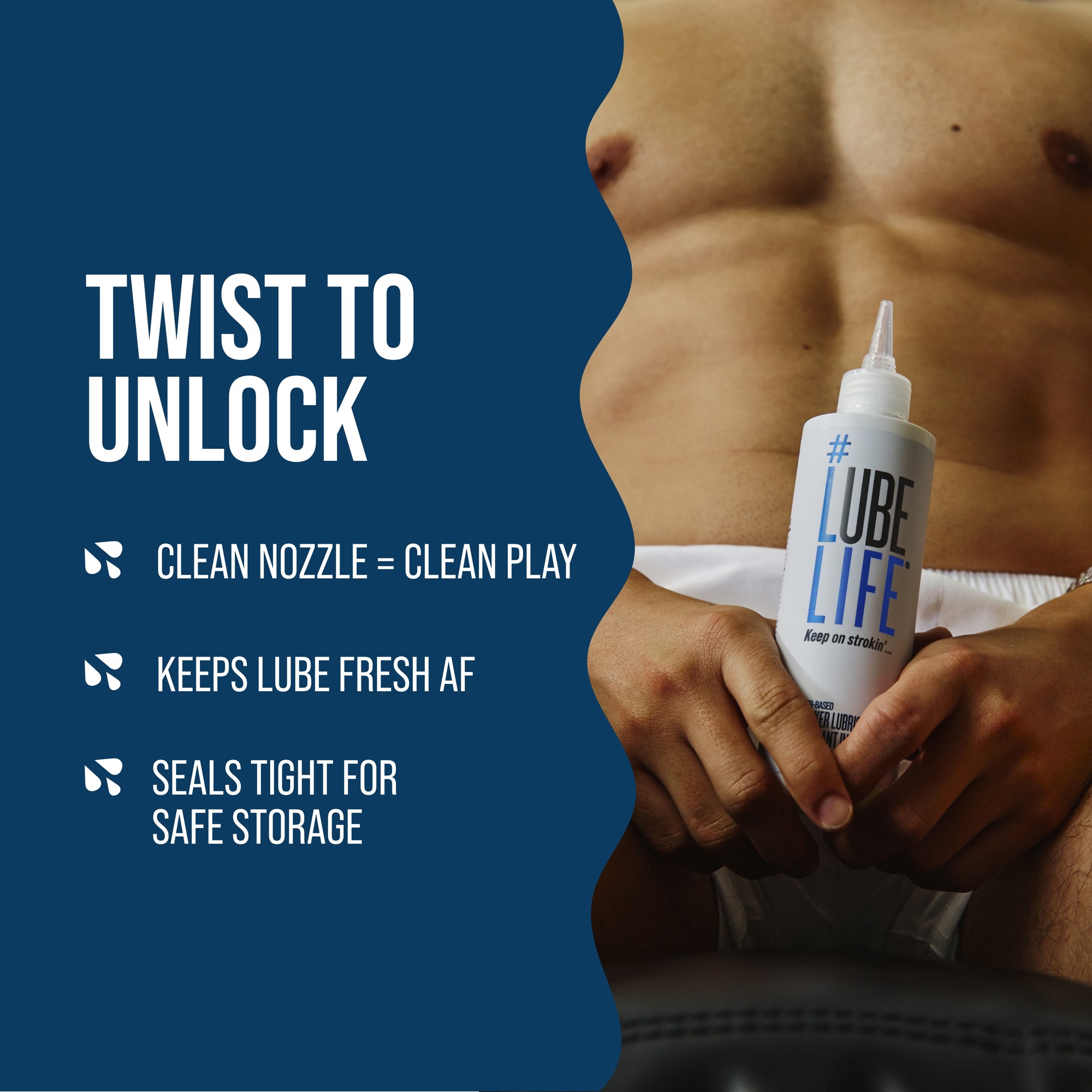 LUBELIFE Water-Based Stroker Lube for Solo LUBELIFE Water-Based Stroker Lube for Solo