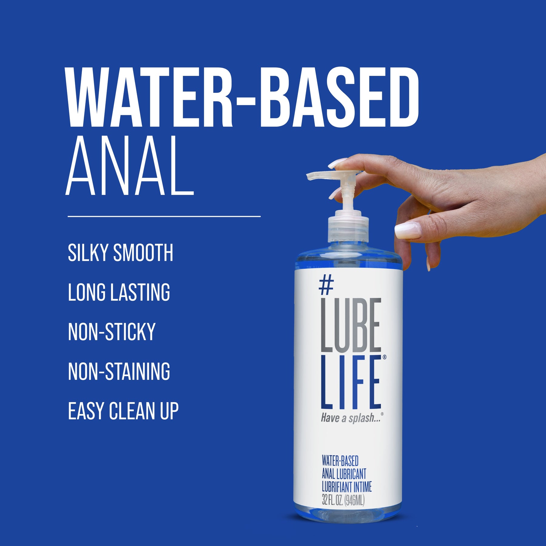 LubeLife Anal Lubricant - Thick Silicone Based Lube, 240ml Waterproof Anal  Sex Lube for Men, Women and Couples (Free of Parabens, Glycerin and Oil) by  Lube Life - Shop Online for Health