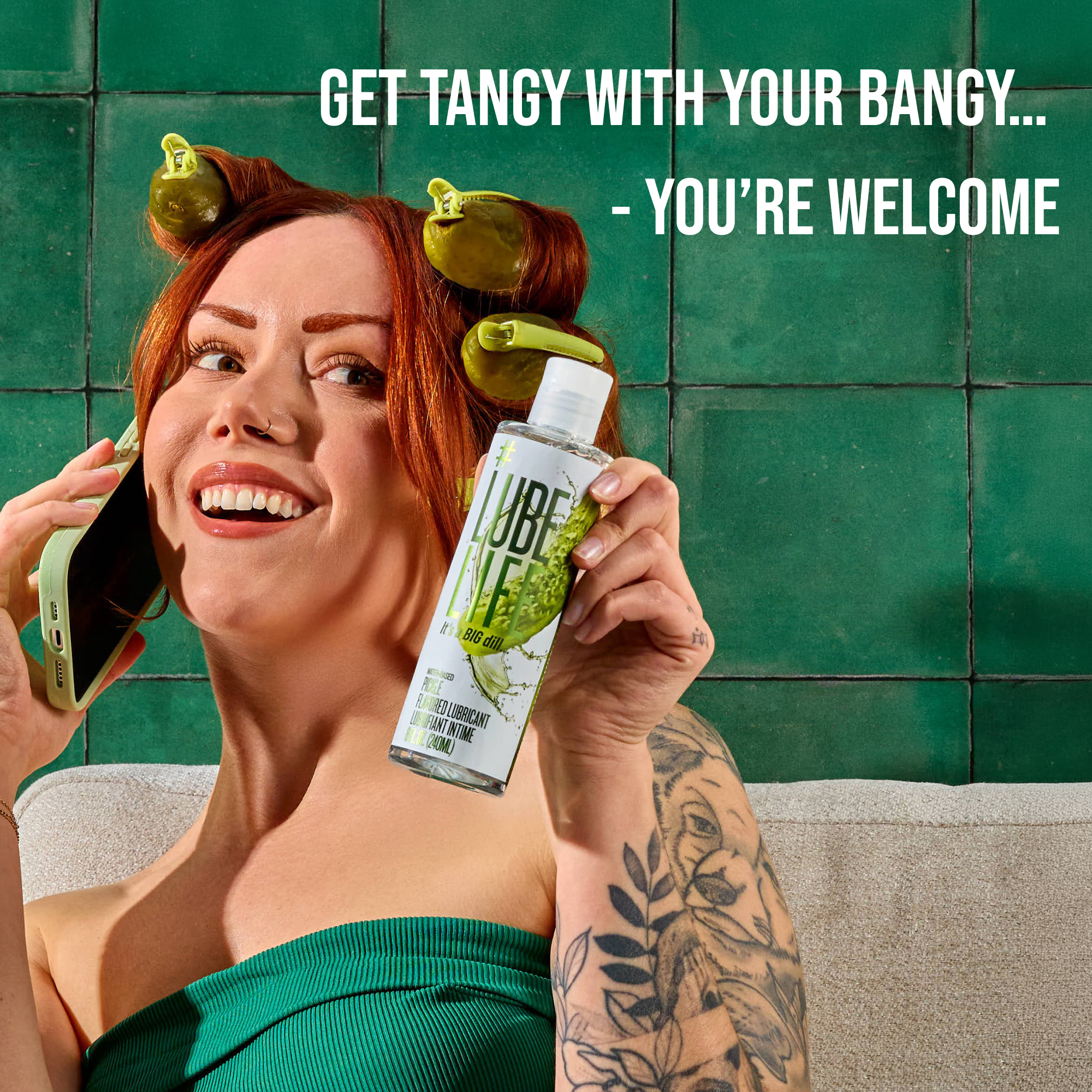 Water-Based Pickle Flavored Lubricant