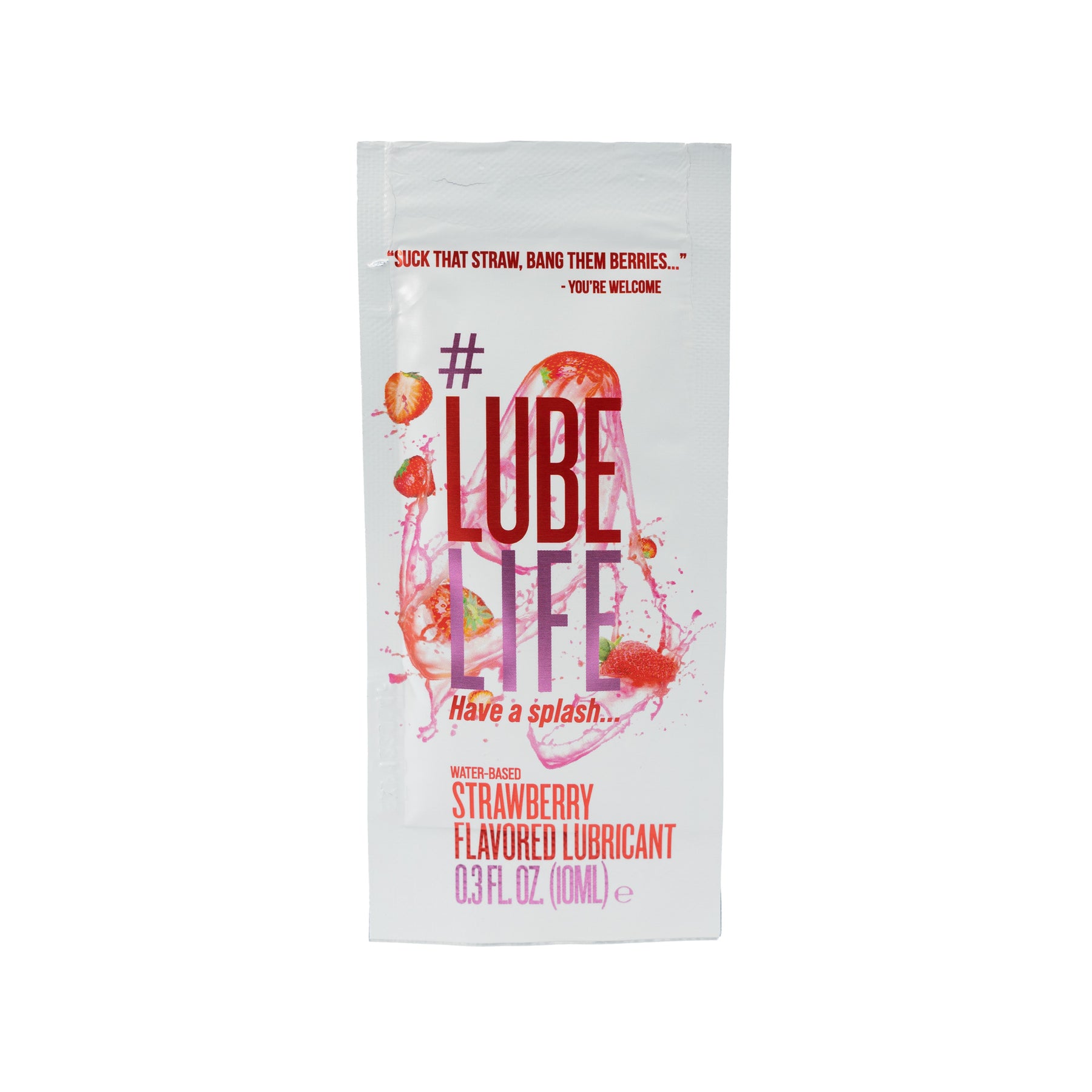 Strawberry Flavored Lubricant Sample Pack