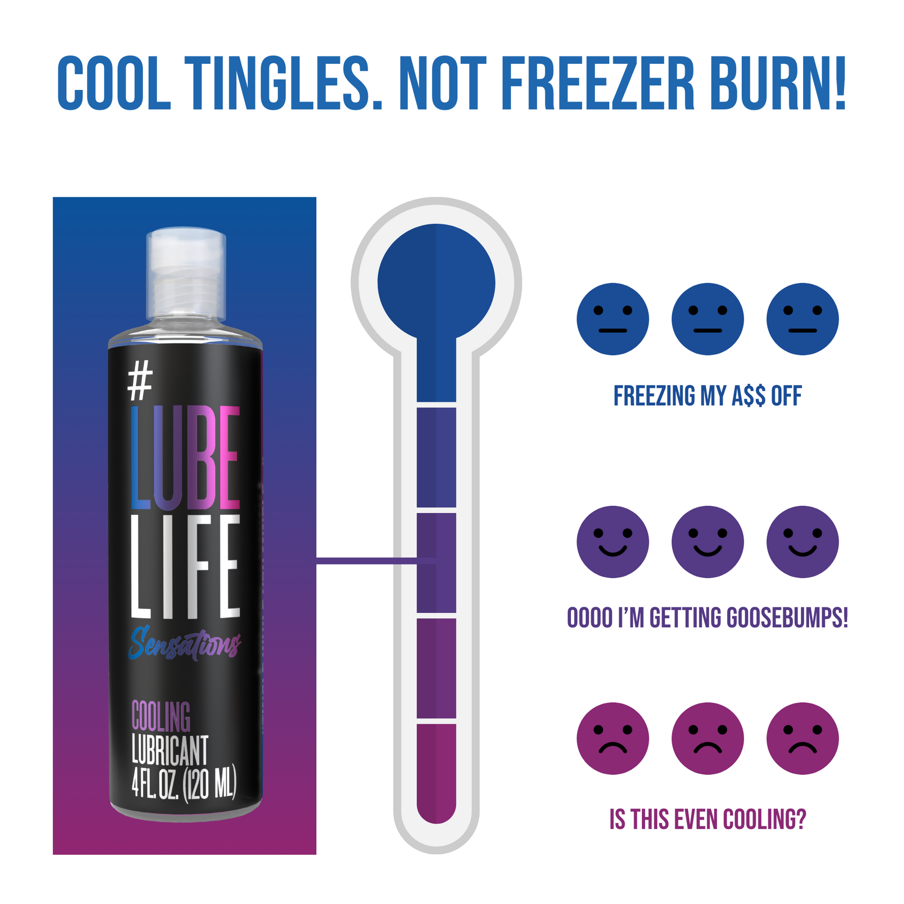 Lube Life Warming Sensation Personal Lubricant, Water-based Lube