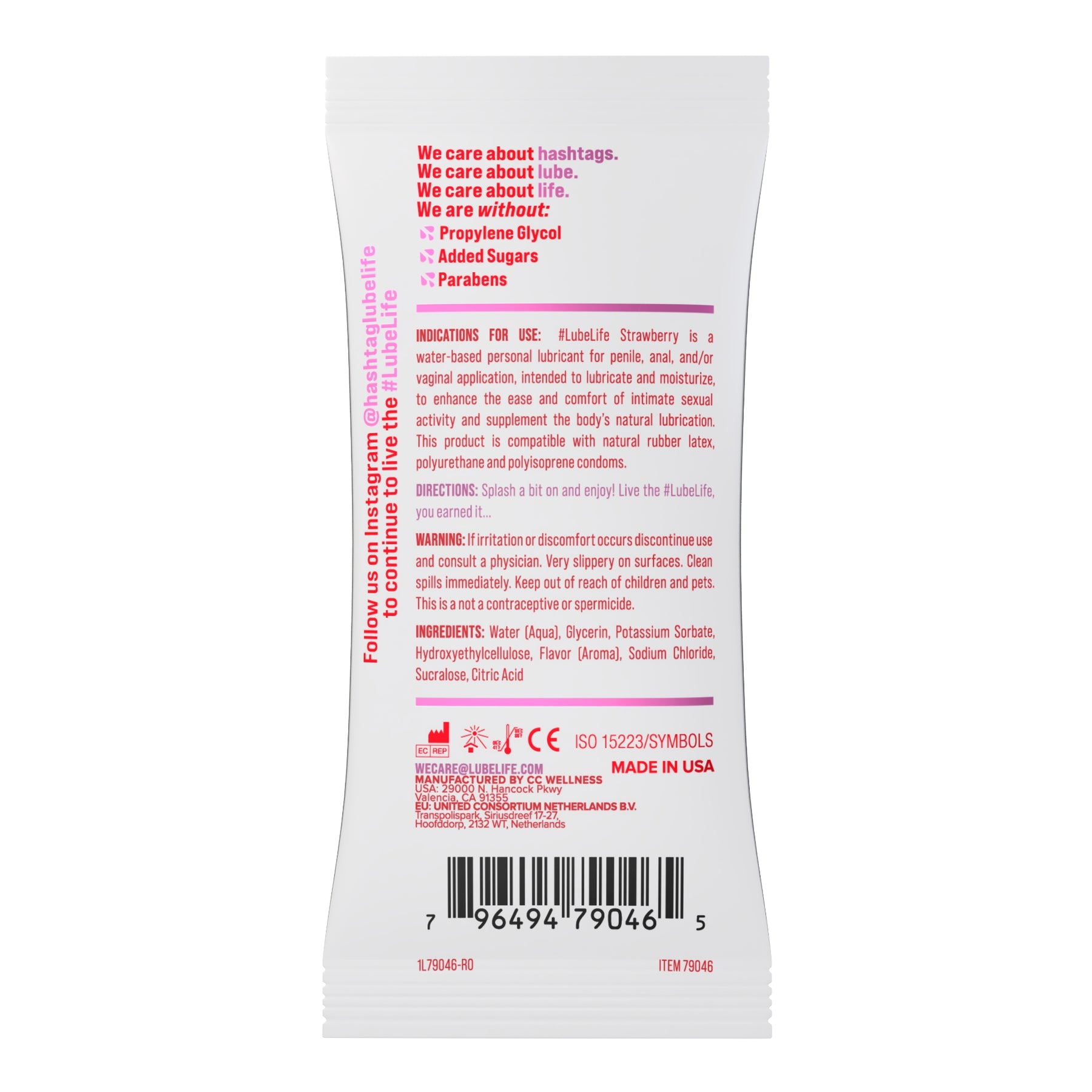 Strawberry Flavored Lubricant Sample Pack