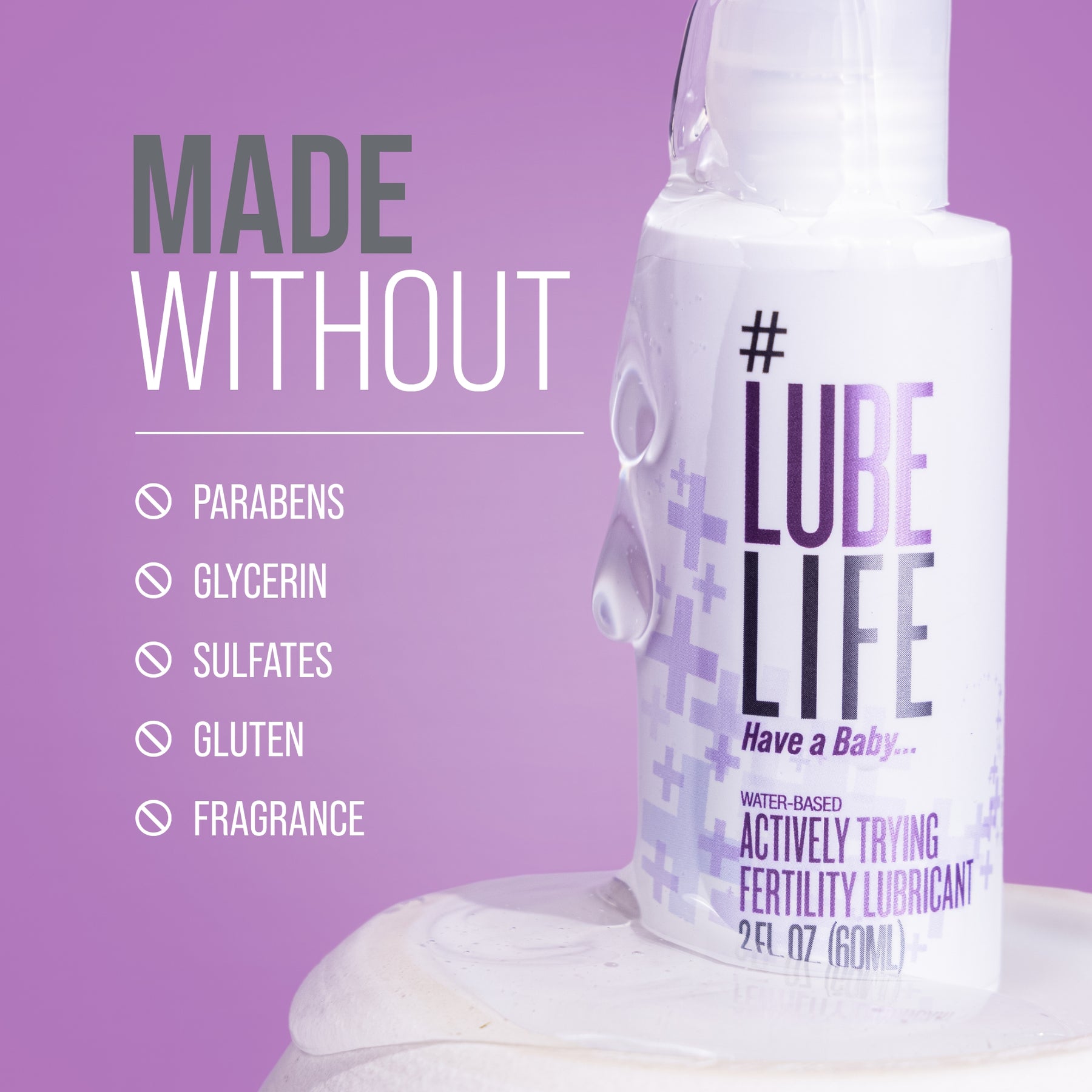 Lube Life Actively Trying Fertility Lubricant, Water-based